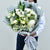 white flower bouquet - sympathy flowers