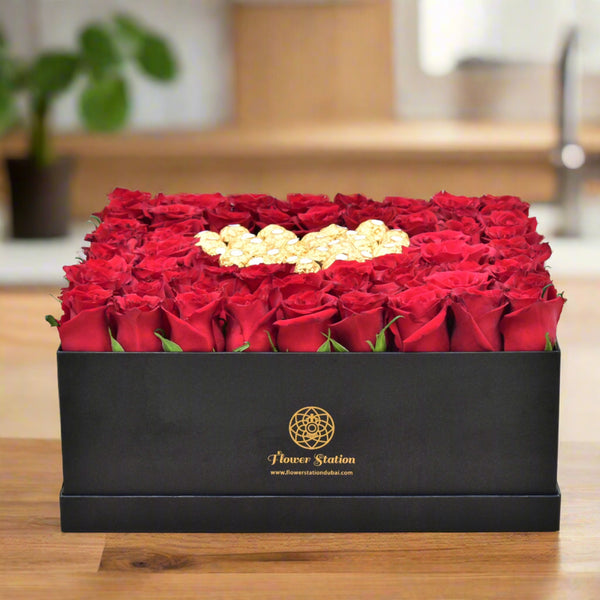 I Love You Flower Box Flower Station