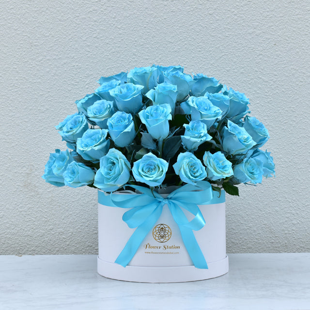 blue rose dome box