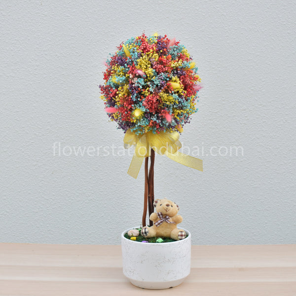 Dried Gypsophila Tree Dried Flowers Dubai Flower Station