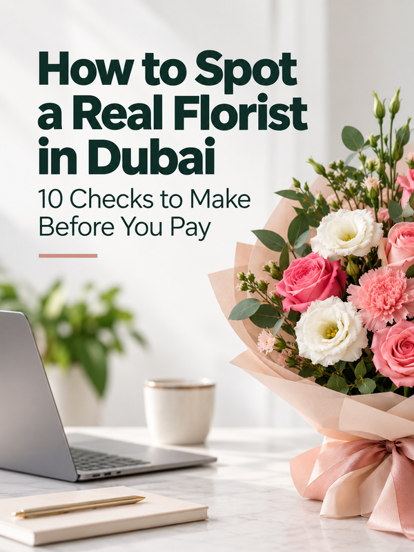 How to Spot a Real Florist in Dubai: 10 Checks to Make Before You Pay
