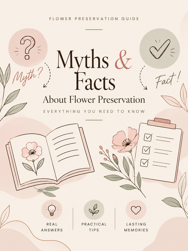 Myths, facts & little surprises about flower preservation