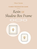 Resin or Shadow Box Frame: Which One Is Right for Your Flowers?