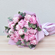 21 peonies bouquet