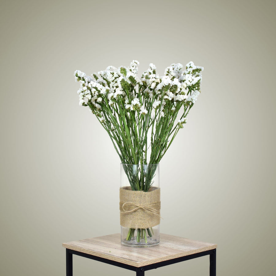 Dried Statice in Vase - Flower Station Dubai