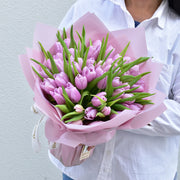 Purple Tulips - Flower Station Dubai