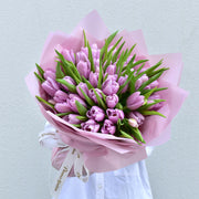 Purple Tulips - Flower Station Dubai