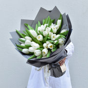 White Tulips - Flower Station Dubai