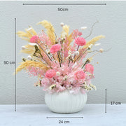 Baby Pink - Ceramic Vase - Flower Station Dubai