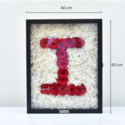 Letter in Frame - Forever Flowers - Flower Station Dubai