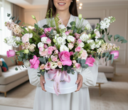 Pink Whisper - Flower Box - Flower Station Dubai