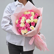 Princess - Pink & White Roses
