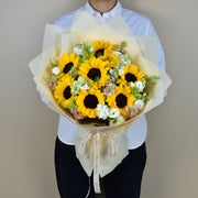  Sunflower Mixed Bouquet | Size : Medium