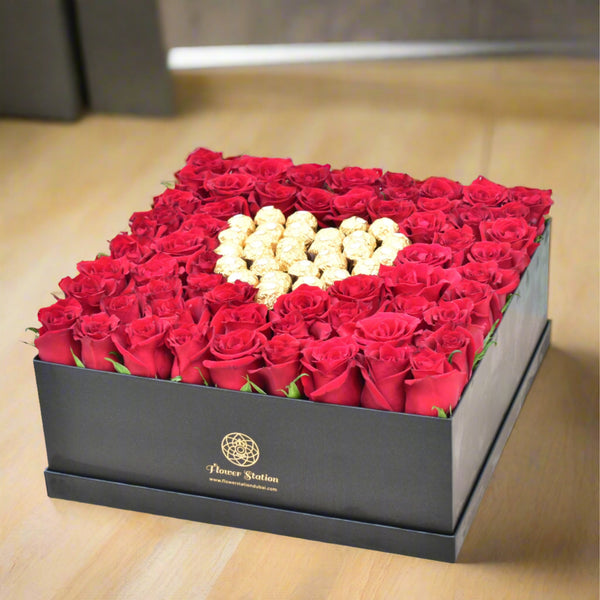 I Love You - Flower Box - Flower Station Dubai