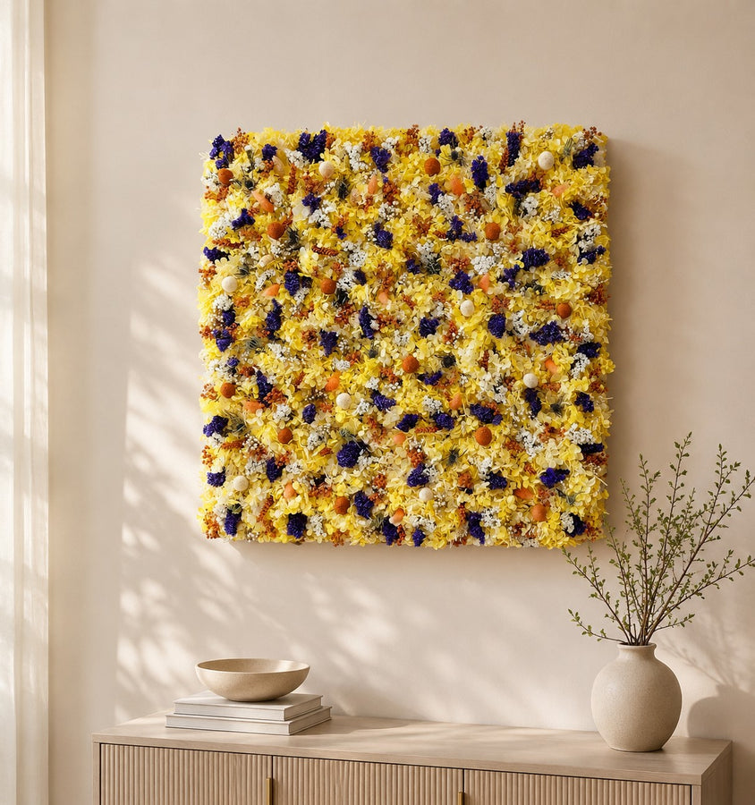 Sunlit Meadow Floral Wall Decor