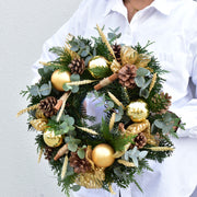Bliss - Christmas Wreath - Flower Station Dubai