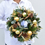 Bliss - Christmas Wreath - Flower Station Dubai