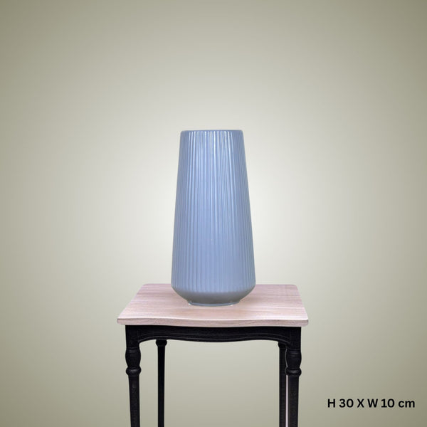 Ceramic Vase - Slate Blue