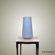 Ceramic Vase - Slate Blue - Flower Station Dubai