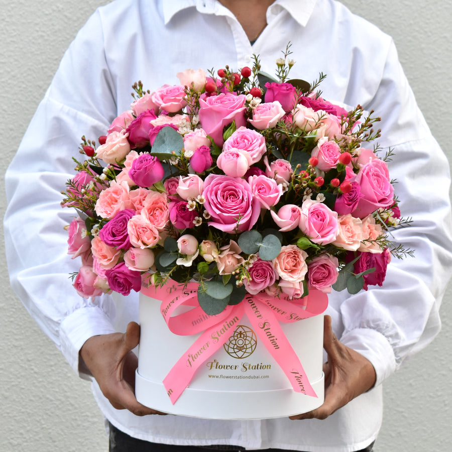 Cherry Blossom  - Flower Box - Flower Station Dubai