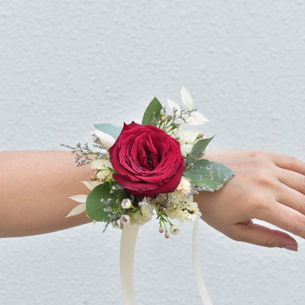 Red Velvet - Corsage - Flower Station Dubai