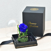 dark blue forever rose - flower station dubai