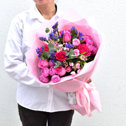 Pink Purple Mixed Bouquet | Size : Standard