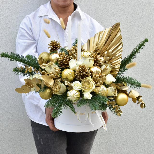 Golden Snow - Flower Box