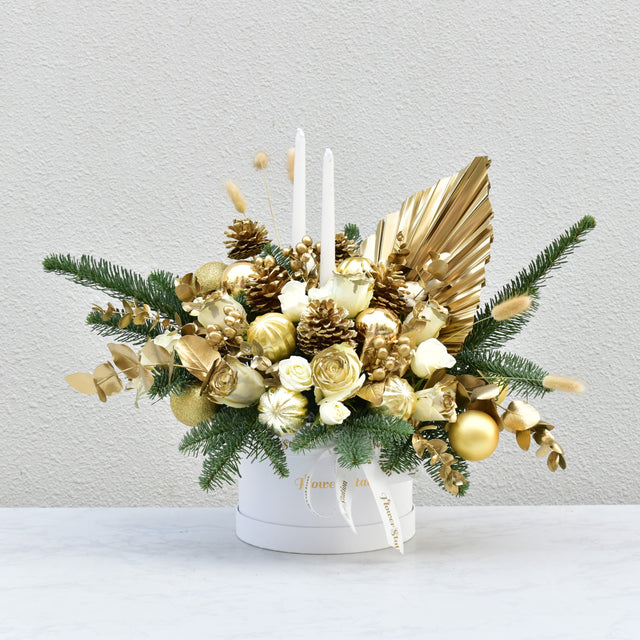 Golden Snow - Flower Box