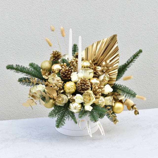 Golden Snow - Flower Box