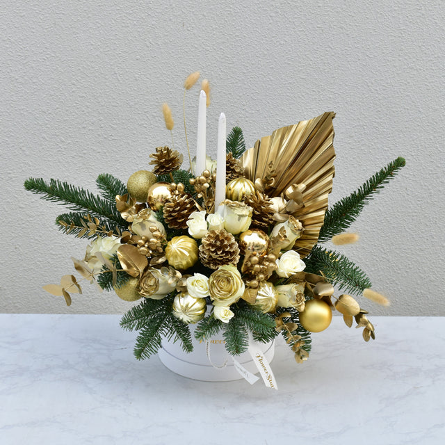 Golden Snow - Flower Box