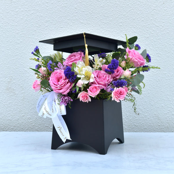 Happy Graduation Flower Box Dubai | Flower Station