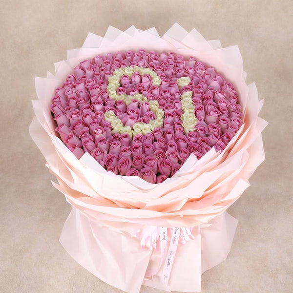 Initial Rose Bouquet