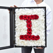 Letter in Frame - Forever Flowers - Flower Station Dubai