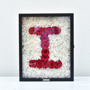 Letter in Frame - Forever Flowers - Flower Station Dubai