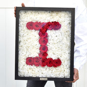 Letter in Frame - Forever Flowers - Flower Station Dubai