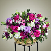 Pink Symphony - Flower Basket - Flower Station Dubai