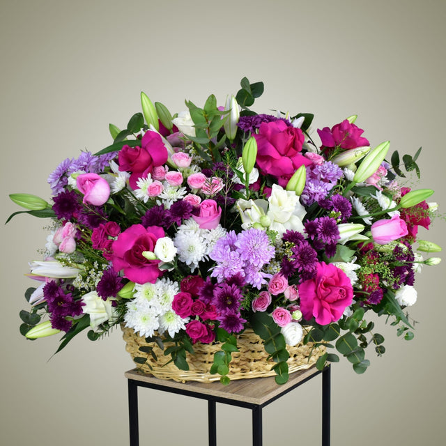 Pink Symphony - Flower Basket