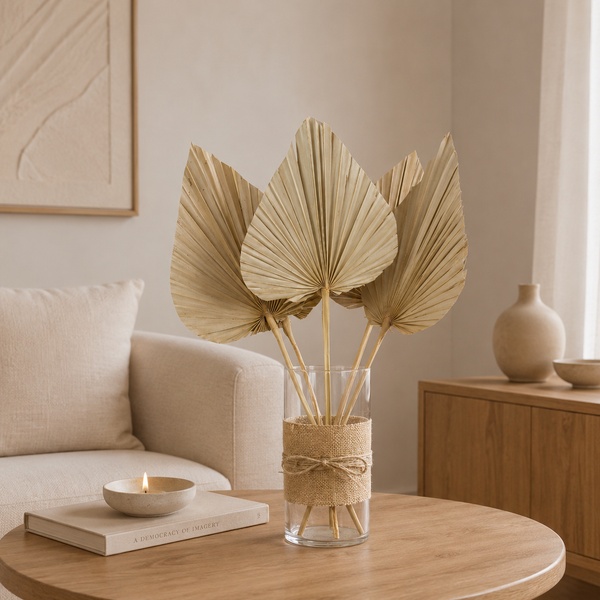 Dried Palm Leaf in Vase - Flower Station Dubai