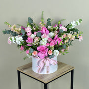 Pink Whisper - Flower Box - Flower Station Dubai