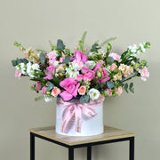 Pink Whisper - Flower Box - Flower Station Dubai
