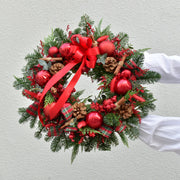 Red Noel - Christmas Wreath