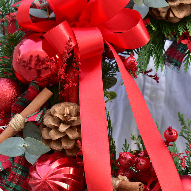 Red Noel - Christmas Wreath