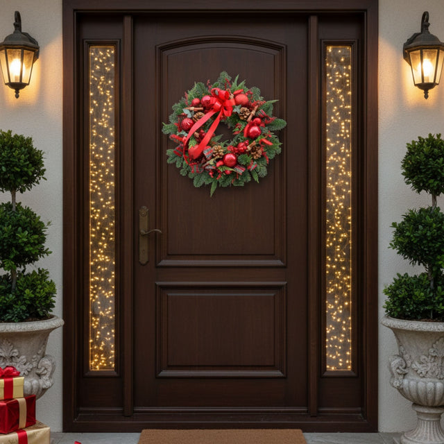 Red Noel - Christmas Wreath