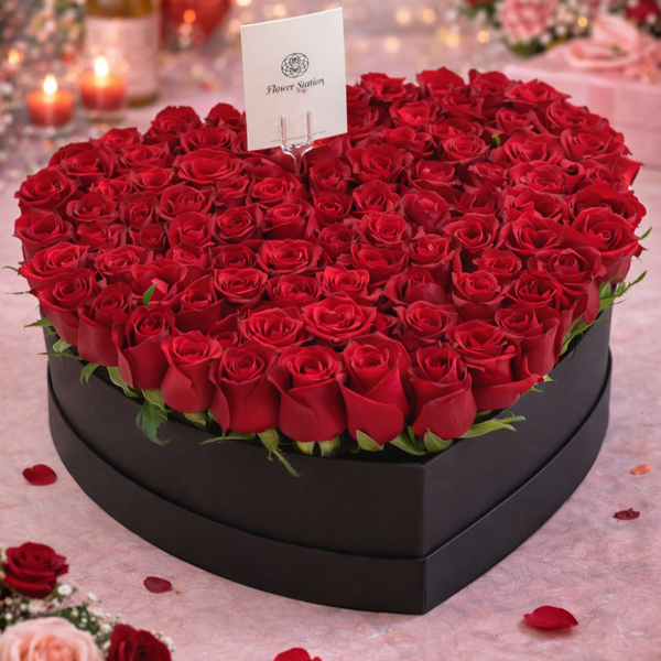 Red Velvet - Valentine's Special - Flower Station Dubai