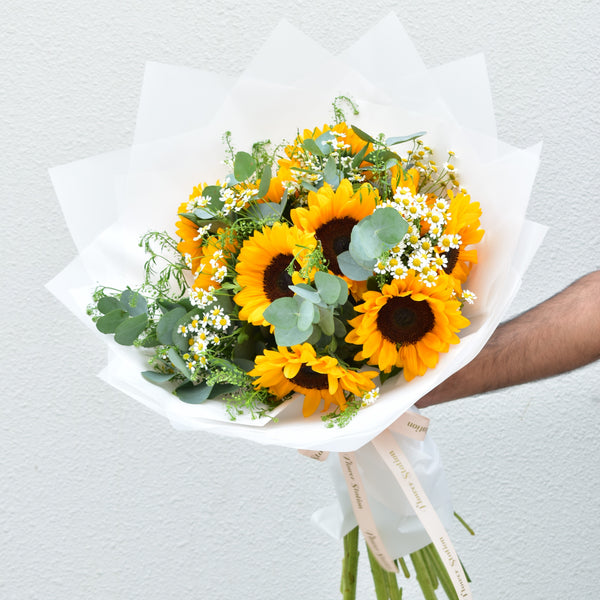 Sunshine - Sunflower Bouquet - Flower Station Dubai