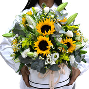 Magic Sunshine - Sunflower Box - Flower Station Dubai