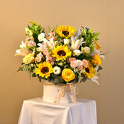 Sunflower Mixed Flower Box | Size:Medium