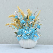 Baby Blue - Ceramic Vase - Flower Station Dubai