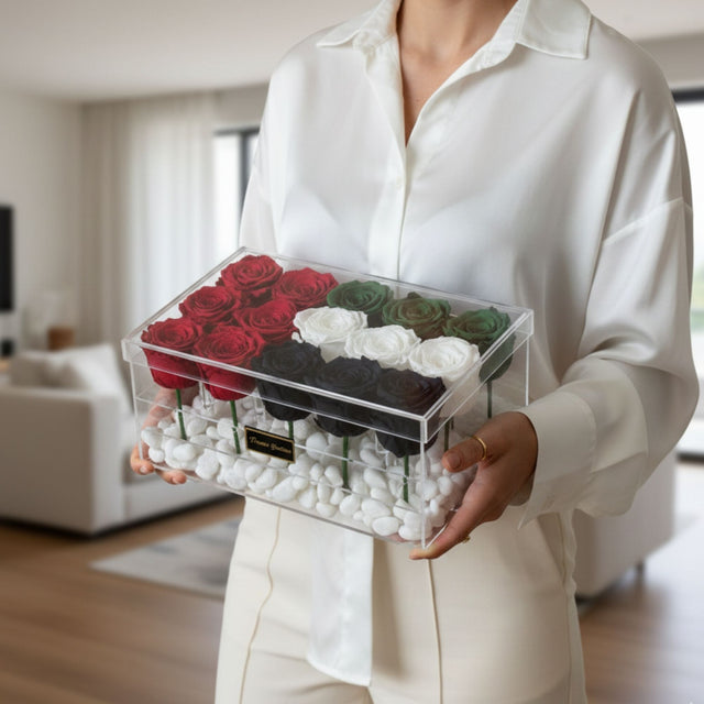 Eternal UAE Pride – Forever Rose Box